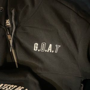Brand New black n White Hoodie GOAT